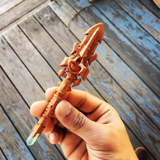 3d fantasy weapon carving