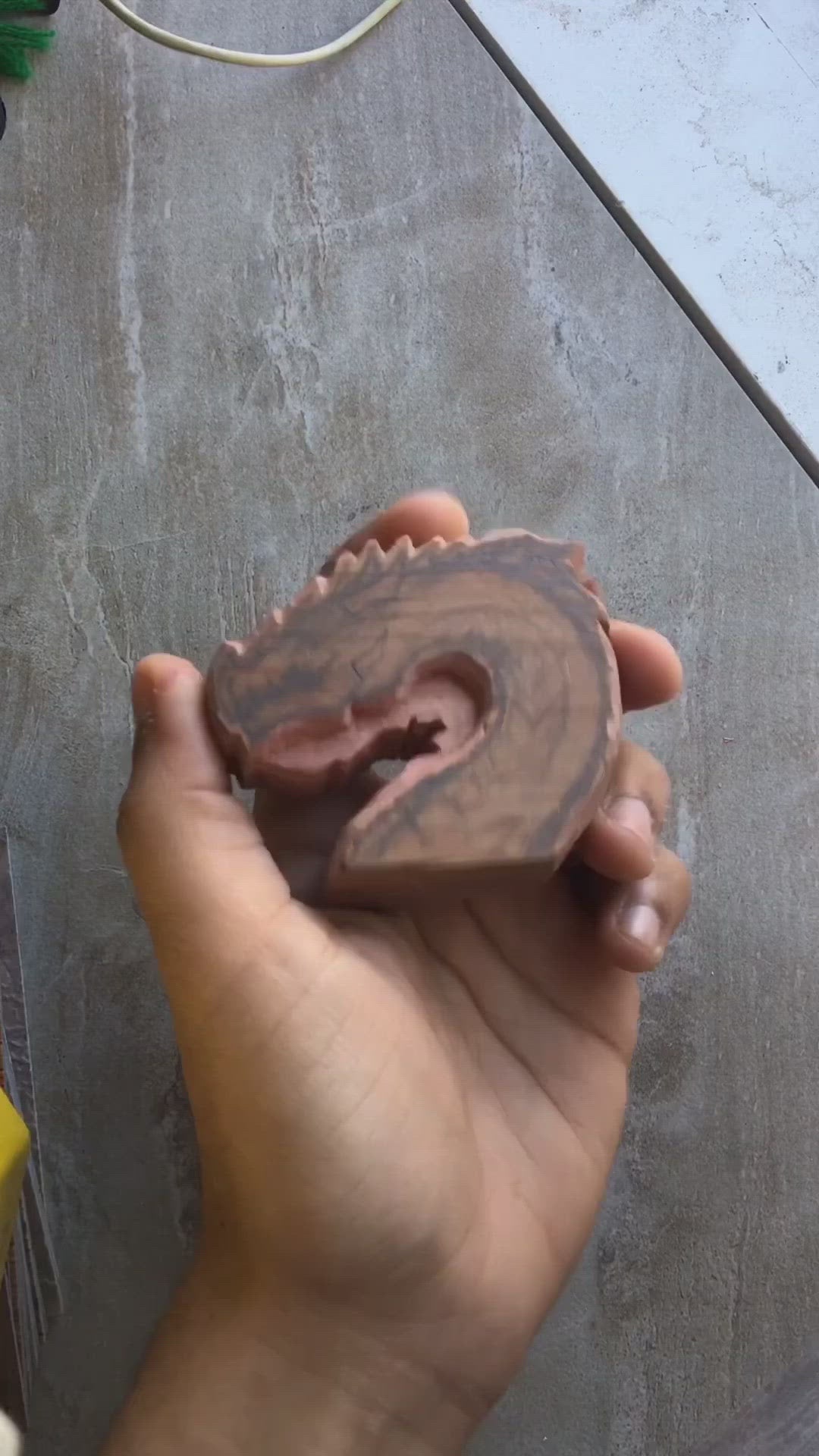 3d handmade dragon woodcarving timelapse in cedar