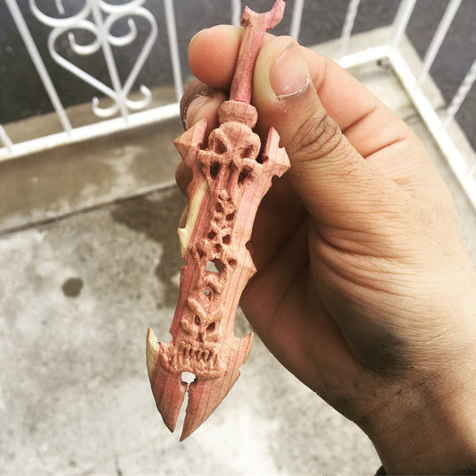 chaoseater woodcarving