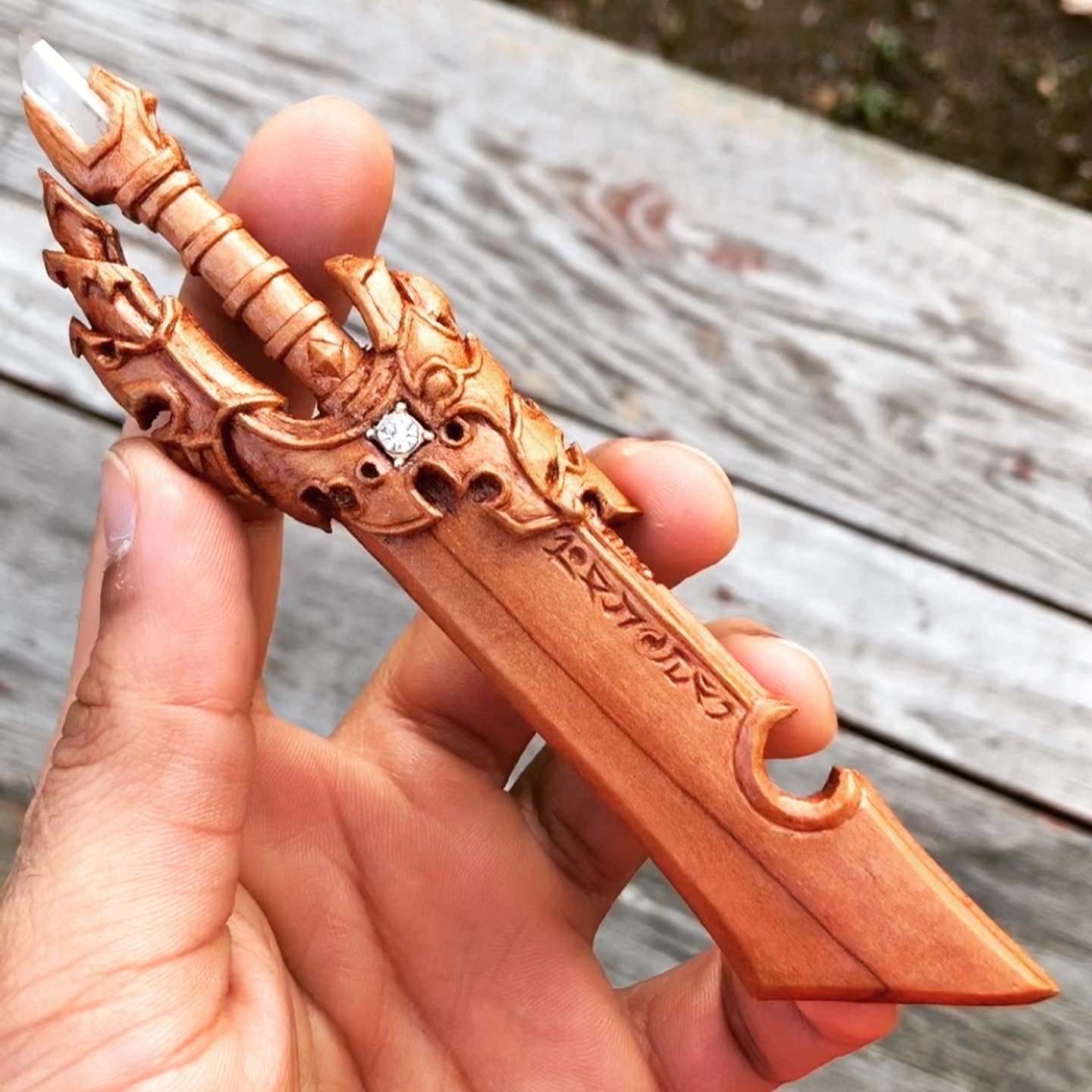 wooden 3d ashbringer warcraft fantasy sword